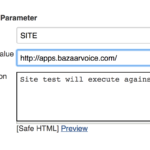 site-parameter